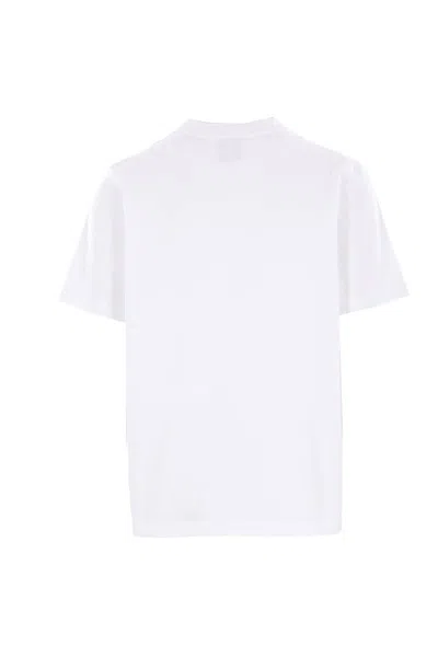 Casablanca Cotton Crew Neck T-shirt With Graphic Print In White