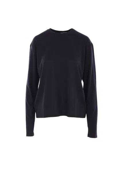 Totême Crew Neck Long Sleeves Plain T-shirt