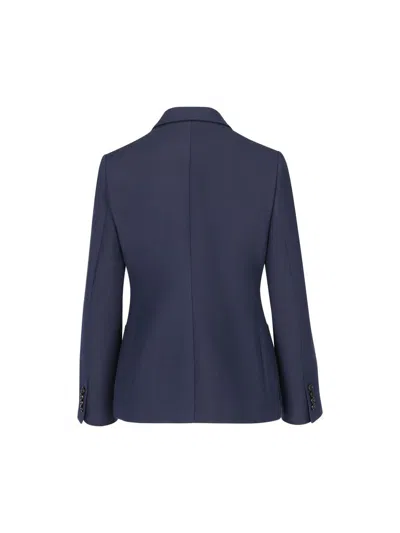 Valentino Look 43 - Giacca M\petto | Solid | Crepe Couture Jackets Blue
