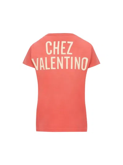 Valentino Panther Lady Graphic Print Crew Neck T-shirt