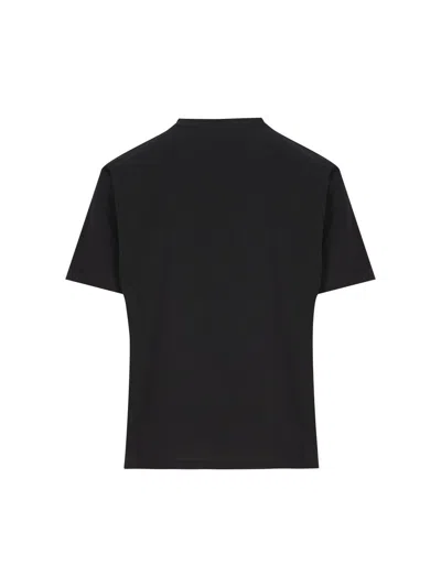 Valentino Garavani T-shirt With Le Chat De La Maison Print In Black
