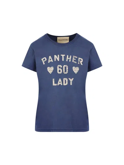 Valentino Crew Neck Graphic Print Short Sleeves Top