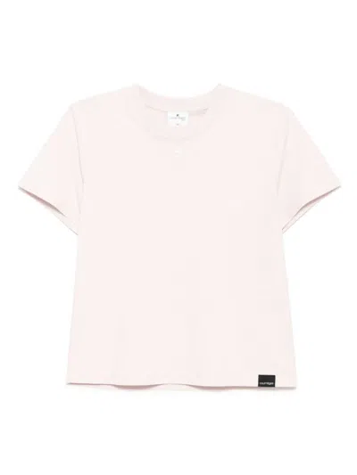 Courrèges Sleeve Crew Neck Straight Hem