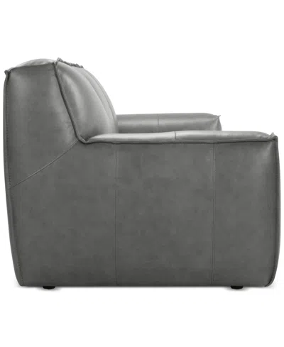 Macy's Glympton 110" Leather Sofa, Exclusively At