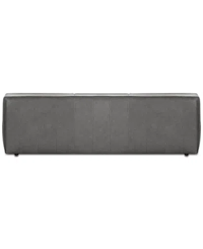 Macy's Glympton 110" Leather Sofa, Exclusively At