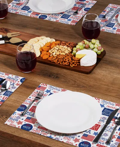 Counterart Home Of The Brave Premier Fabric Placemats, Set Of 4