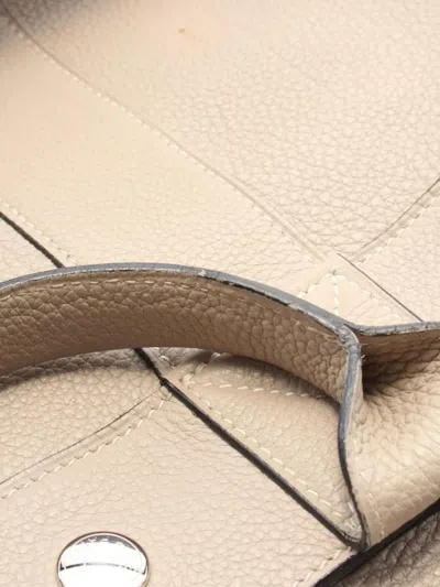 Pre-owned Hermes 2002 Fool Toe Pm Tote Bag In Neutral