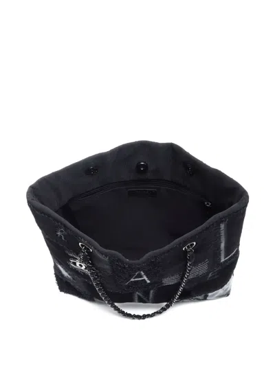 Pre-owned Chanel 2017 Patchwork Tote Bag In Black