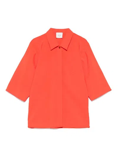 Shop Alysi Silk Blend Shirt