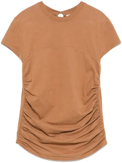 Isabel Marant Woman T-shirt Camel Size Xl Cotton In Multi
