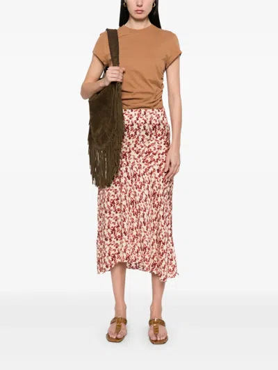 Isabel Marant Woman T-shirt Camel Size Xl Cotton In Multi