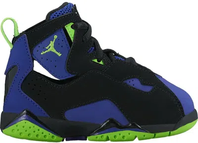 Pre-owned Jordan True Flight Sneakers In Black/electric Green/concord