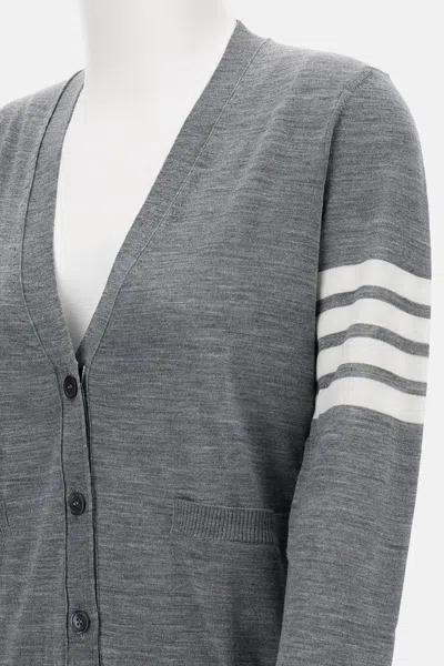 Thom Browne Classic Milano 4 -bar Cotton Cardigan