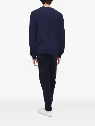 Apc A.p.c. Diamond Pattern Crewneck Sweater