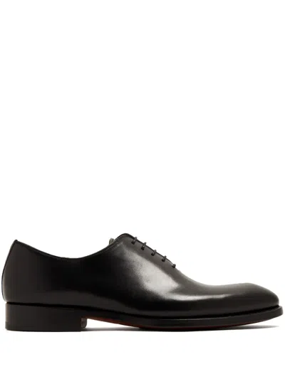 Magnanni Leather Oxford Shoes In Blue