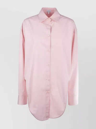 Loewe Cotton Shirt In Pink