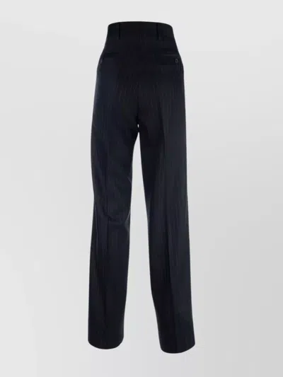 Miu Miu Trousers With Back Pockets And Button Detail