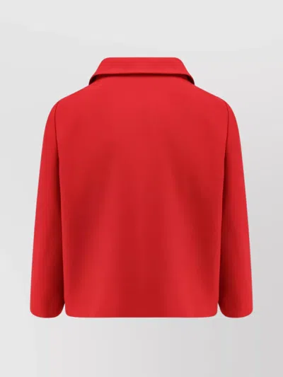 Valentino Couture Crepe Jacket Jeweled Buttons