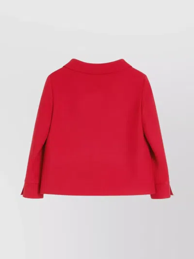 Valentino Couture Crepe Jacket Jeweled Buttons