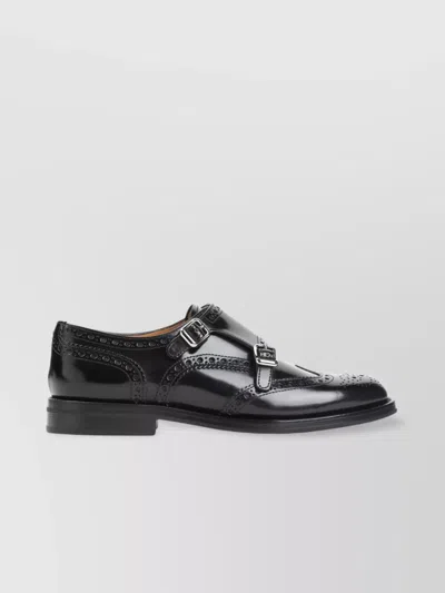 Church's Brushed Leather Full Brogue Derbies In Multi
