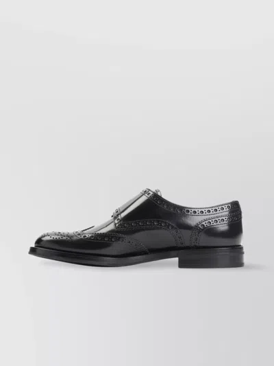 Church's Brushed Leather Full Brogue Derbies In Multi