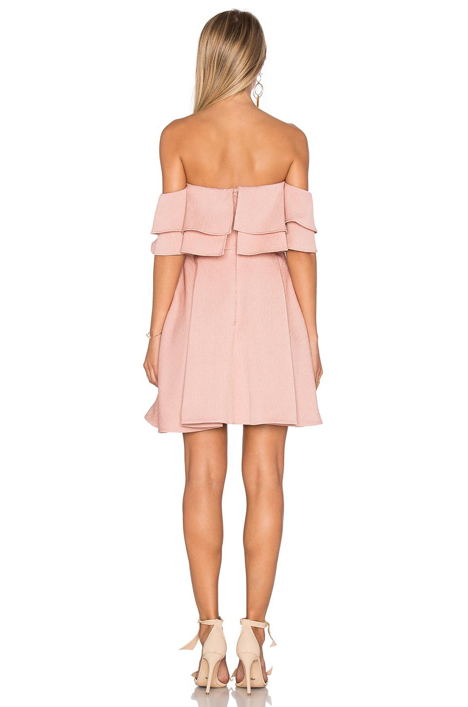 Keepsake Two Fold Mini Dress In Pink | ModeSens