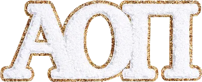 Stoney Clover Lane Alpha Omicran Pi Sticker Patch