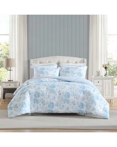 Laura Ashley Anja Textured Toile Comforter Set
