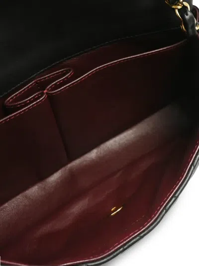 Pre-owned Chanel 2010 East West Shoulder Bag In Black