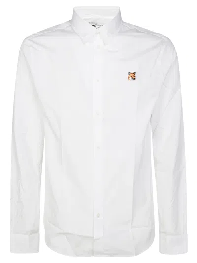 Maison Kitsuné Maison Kitsune "mini Fox Head Oxford Shirt"