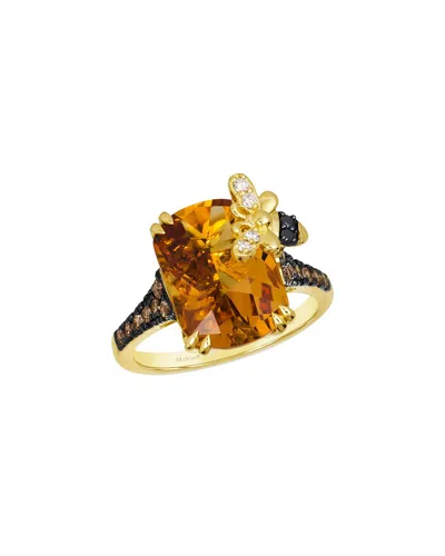 Le Vian ® Cinnamon Citrine® 14k 5.40 Ct. Tw. Diamond & Citrine Cocktail Ring