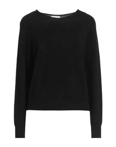Scaglione Woman Sweater Black Size S Merino Wool