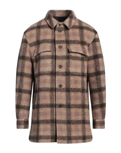 Hevo Hevò Man Coat Beige Size 40 Wool, Polyester