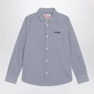 Mc2 Saint Barth Striped Agnes Shirt With Snoopy Print