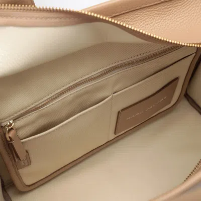 Marc Jacobs Tote Bag The Leather Medium Camel In Brown