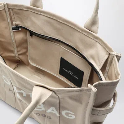 Marc Jacobs Beige Canvas Large Tote Bag