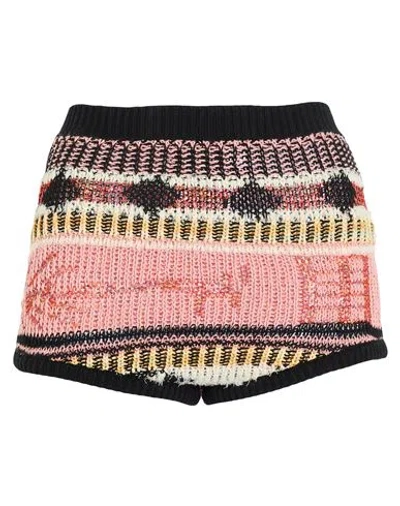 Laneus Woman Shorts & Bermuda Shorts Pink Size 6 Cotton, Polyester, Polyamide, Lycra