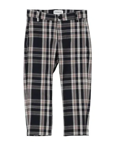 Bikkembergs Toddler Boy Pants Midnight Blue Size 4 Polyester, Viscose, Elastic Fibres In Black