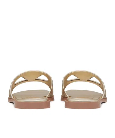 Valentino Garavani Paraboot Leather Lace-up Derby Shoes In Neutral