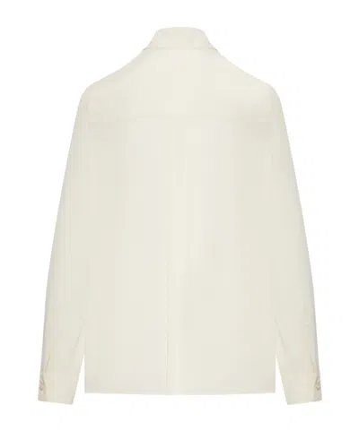 Max Mara Top With Front Stitch Pattern And Long Sleeves