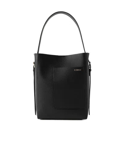 Valextra Open Top Mini Bucket Bag