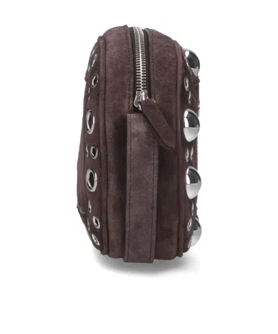 Valentino Garavani Nellcote Shoulder Bag In Brown