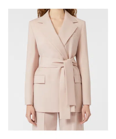 Weekend Max Mara Max Mara Weekend Wool Jacket With Belt