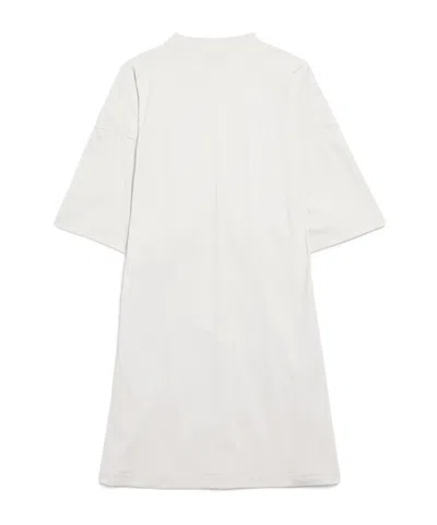 Balenciaga Cotton Jersey Semi Fitted Short Dress