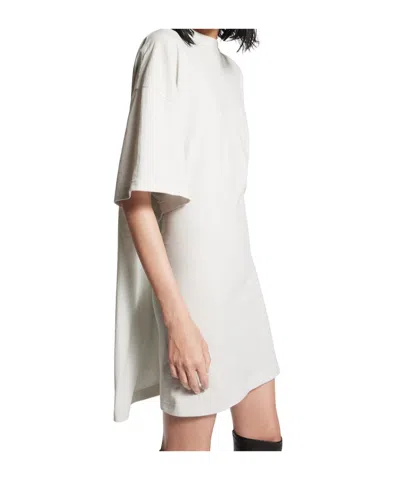Balenciaga Cotton Jersey Semi Fitted Short Dress