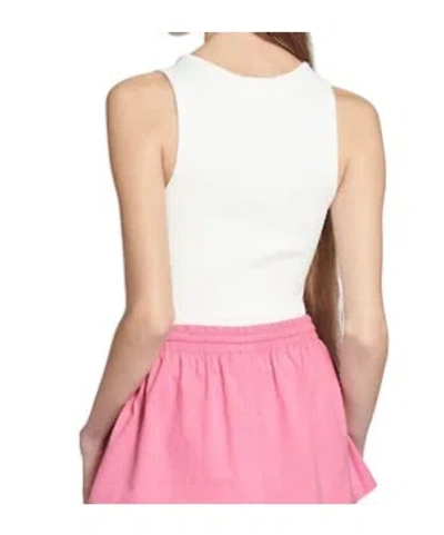 Balenciaga White Nano Bb Tank Top