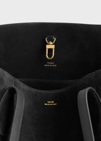 Totême Toteme Lounge Suede Leather Tote Bag