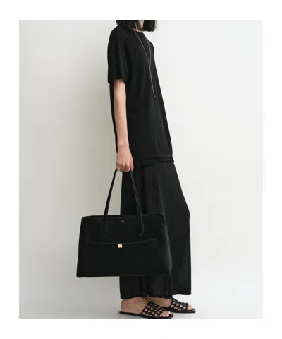 Totême Toteme Lounge Suede Leather Tote Bag