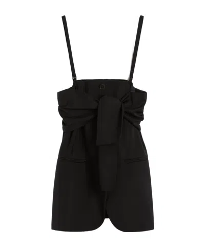 Max Mara Spaghetti Strap Camisole Top In Black