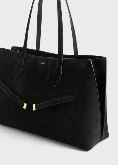 Totême Toteme Lounge Suede Leather Tote Bag